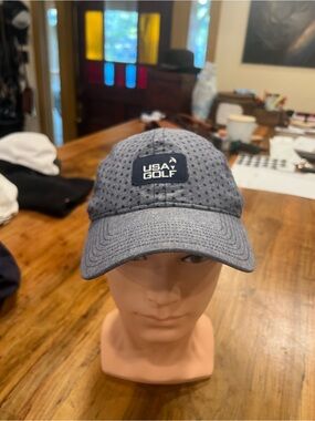 USA Golf Navy Blue Performance Baseball Cap